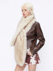 FUZZY SCARF