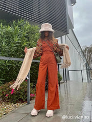 Corduroy Wide Leg Jumpsuit