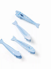 4PCS FISH HAIR CLIP SET