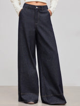Cider Denim Low Rise Solid Pocket Baggy Jeans