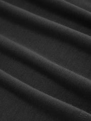 Collar Ruched Metal Button Long Sleeve Maxi Dress
