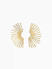 HALF SUN STUD EARRINGS