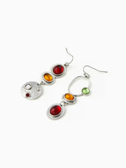 GEMSTONE DROP EARRINGS