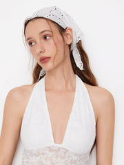 BRODERIE ANGLAISE HEADSCARF