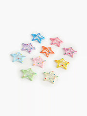10PCS STAR HAIR CLIPS