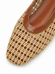 WOVEN ADJUSTABLE STRAP FLATS