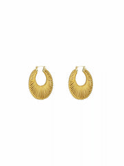 HOLLOW OUT HOOP EARRINGS