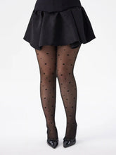 BOWKNOT & HEART TIGHTS CURVE & PLUS