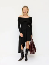 CDR Asymmetric Midi Dress