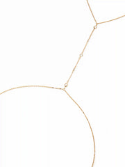 RHINESTONE BODY CHAIN
