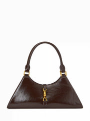 PUSH-LOCK DECOR SHOULDER BAG