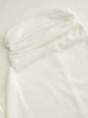 Wool-blend Stand Collar Long Sleeve Tee