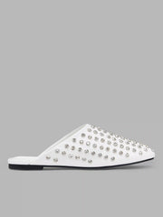 RHINESTONE MULE FLATS