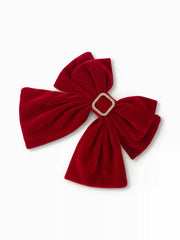 VELVET BOWKNOT HAIR CLIP