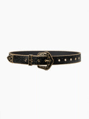 CROCODILE PATTERN ENGRAVED BUCKLE BELT