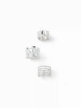 3PCS FAUX PEARL & TWISTED RING SET