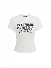 Letter Graphic Short Sleeve Tee