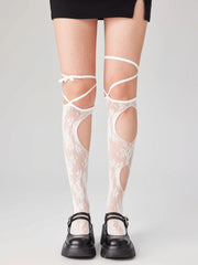 HOLLOW STRAP OVER THE CALF SOCKS