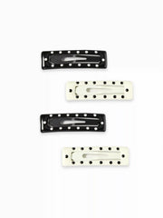 12PCS POLKA DOT HAIR CLIP SET