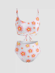 Floral Cheeky Bikini Bottom