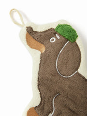 DACHSHUND SHAPED HAND TOWEL