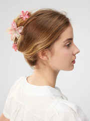 3 PCS FLOWER HAIR CLAW SET