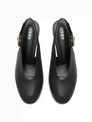 ADJUSTABLE STRAP SLINGBACK HEELS