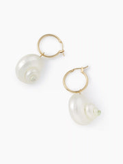SHELL DROP EARRINGS