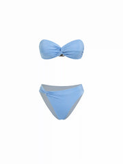 Glitter Twist Halter Bikini Set