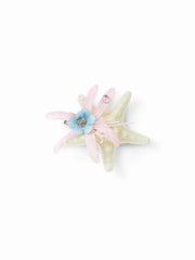 STARFISH & FLOWER HAIR CLIP
