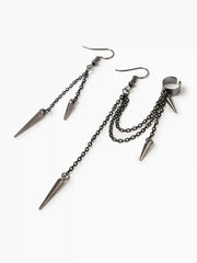 Conical Decor Hoop Earrings