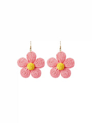 WOVEN FLORAL EARRINGS
