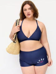 High Stretch V-neck Criss Cross Bikini Set Curve & Plus