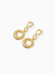 Snake Design Drop Earrings