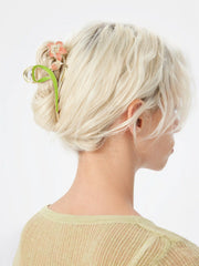 FLOWER & LEAF HAIR CLAW