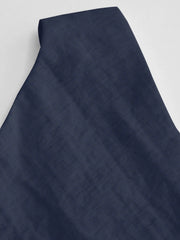 Linen-blend Boat Neck Solid Knotted Backless Tank Top