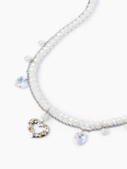Crystal Heart Decor Beads Necklaces