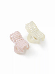 2PCS BOWKNOT HAIR CLAWS