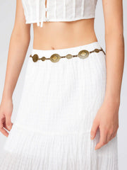Oval Decor Waist Chain