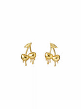 LIQUID CHERRY STUD EARRINGS