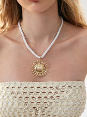 SUN PATTERN NECKLACE