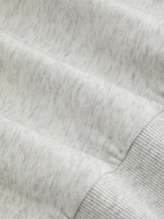 Cotton-blend Asymmetrical Neck Knotted Oversized Sweatshirt