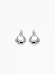 DOOR KNOCKER 18K GOLD PLATED STAINLESS STEEL DROP EARRINGS