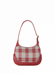 PLAID SHOULDER BAG