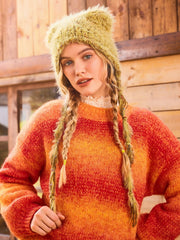 Wool-blend Stripe Ombre Sweater