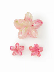 3 PCS FLOWER HAIR CLAW SET