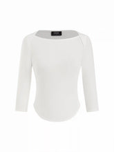 Boat Neck Long Sleeve Tee