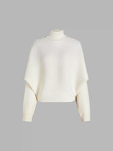 Solid Turtleneck Sweater