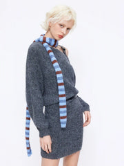 STRIPED SCARF