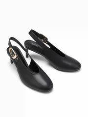 ADJUSTABLE STRAP SLINGBACK HEELS